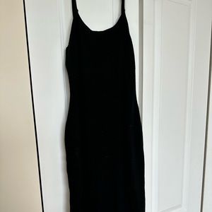 Knit with some spandex has stretch.